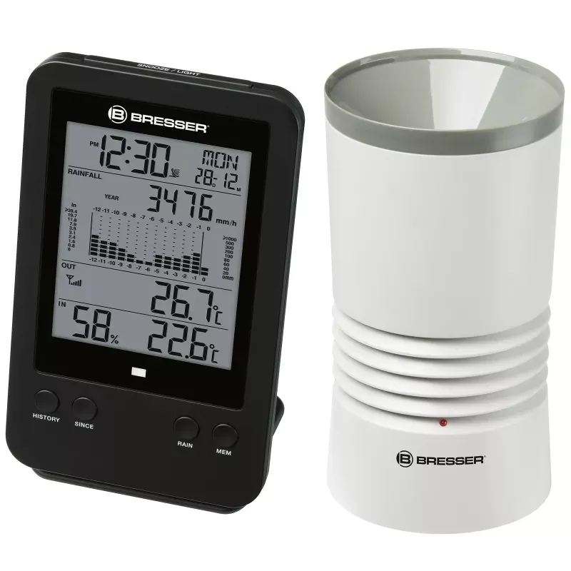 BRESSER Pluviomètre professionnel