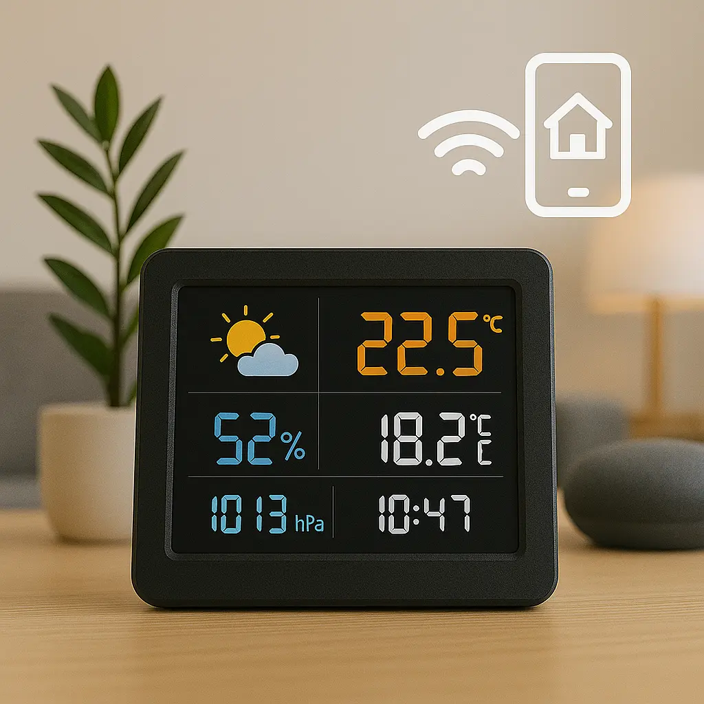 Station météo pour maison connectée (compatibilité domotique simple)